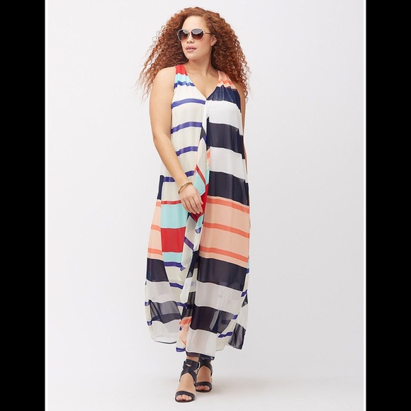 🆕NEW! Cascade Striped Maxi Dress - Picture 3 of 11